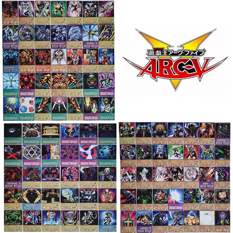 

100 шт. Yu-Gi-Oh! Различные коллекционные карты, голубые глаза, белый дракон, Holactie, создатель светильник карты Бога, детские игрушки