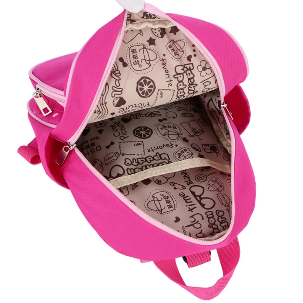 Студенческие мальчики и девочки дети мультфильм лев свинья животных рюкзак для