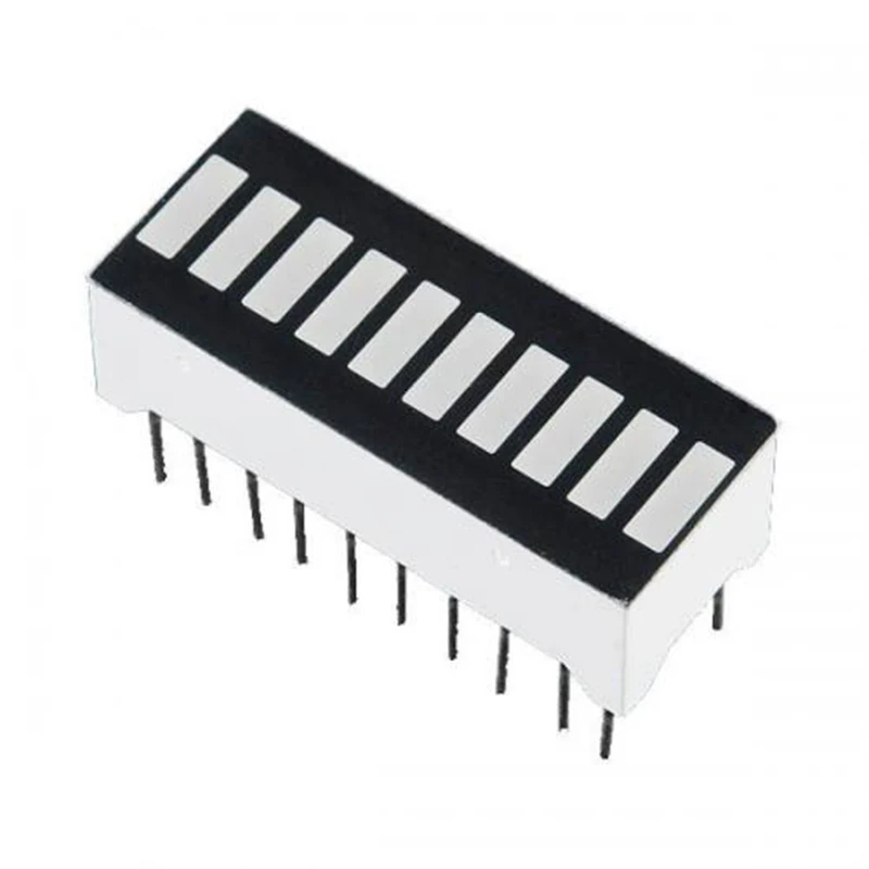 10-сегметный красного синего зеленого цвета светильник дисплей светодиодной