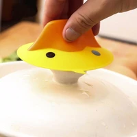 10 3 x 8 7cm creative cartoon yellow duck take plate clamp rubber heat proof and skid proof clip for oven silicone gloves