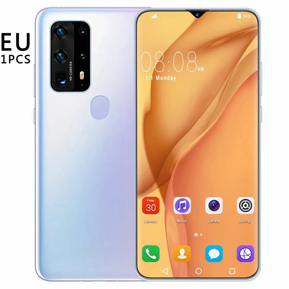 P43pro 32G Android Системы смартфон 6 7 дюймов Full Экран мобильный телефон HD Большой