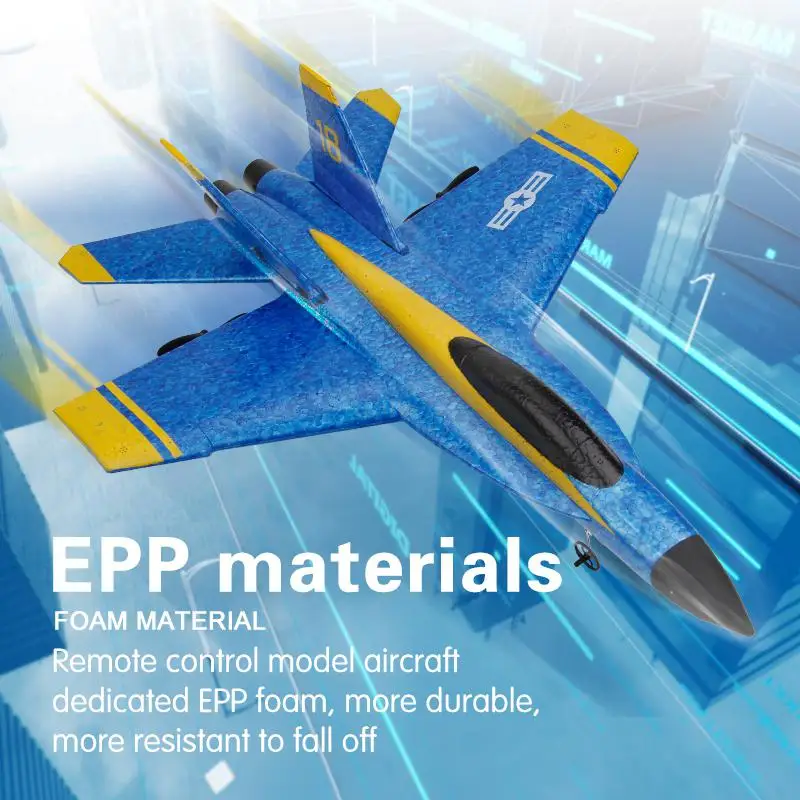 RCtown Fly Bear FX 828 2 4G 2CH F/A 18 Strike Fighter Hornet RC Glider Airplane RTF для мальчиков|Радиоуправляемые