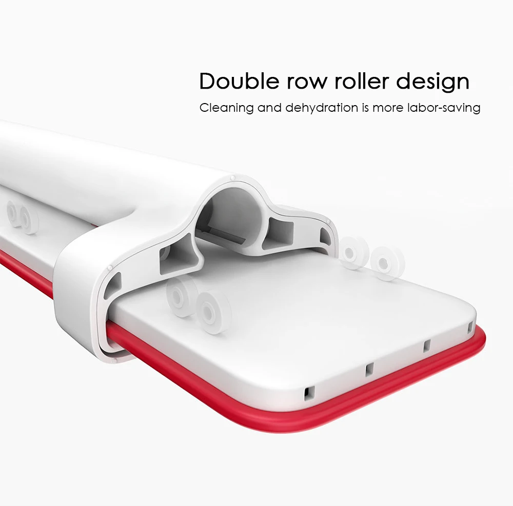 Xiaomi Mijia Yj самосжимающаяся вода Одноразовая влажная сухая Швабра двойного назначения с крючком кольцо дизайн вращение на 360 градусов для дома и офиса