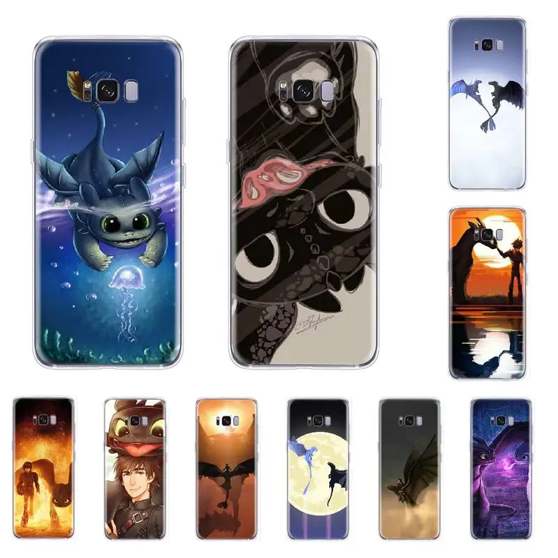 Как приручить дракона Ом фото мягкий чехол для телефона Samsung S5 S6 S7 S8 S9 S10 e S20 Ultra edge