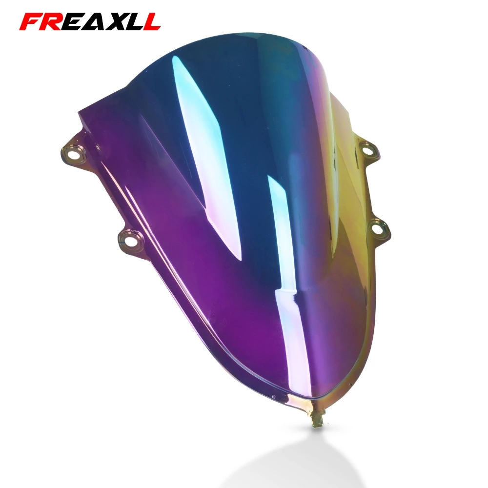 For YAMAHA YZF R125 R15 V3.0 2017 2018 2019 2020 Double Bubble Motorcycle Visor Viser Sport Windshield WindScreen Wind Deflector |