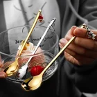 Кофе десертная ложка Нержавеющаясталь Рождество ложки для смешивания вечерние Кофе ложка с подвеской Рождественский чайная ложка украшения подарок