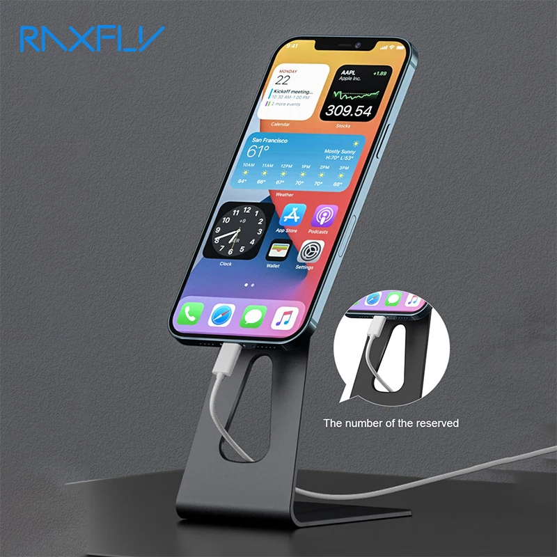 

Магнитный Настольный держатель Raxfly, магнитное крепление, подставка для сотового телефона с GPS, поддержка iPhone 13, 12, Xiaomi, Huawei, Samsung
