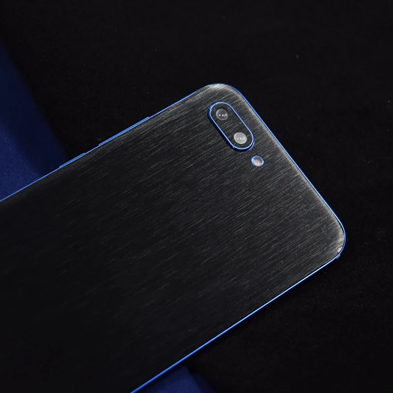 

Metal Brushed Pattern Decorative Back For Huawei Honor 10 Lite Phone Protector Matte Honor10 Lite Back Film Stickers