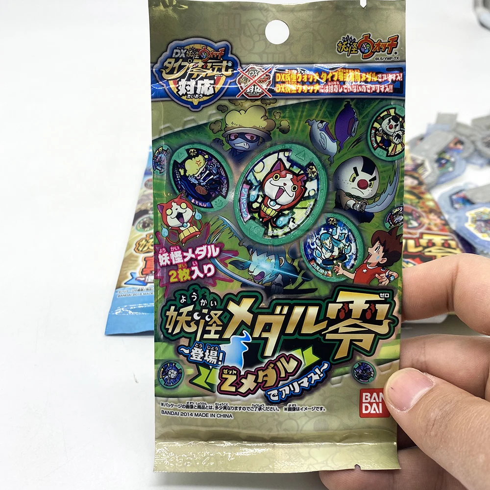 Игрушка Bandai Оригинальная японская анимация Yokai Watch DX - периферийное устройство Yo-Kai Wrist Medals Collection Emblem.