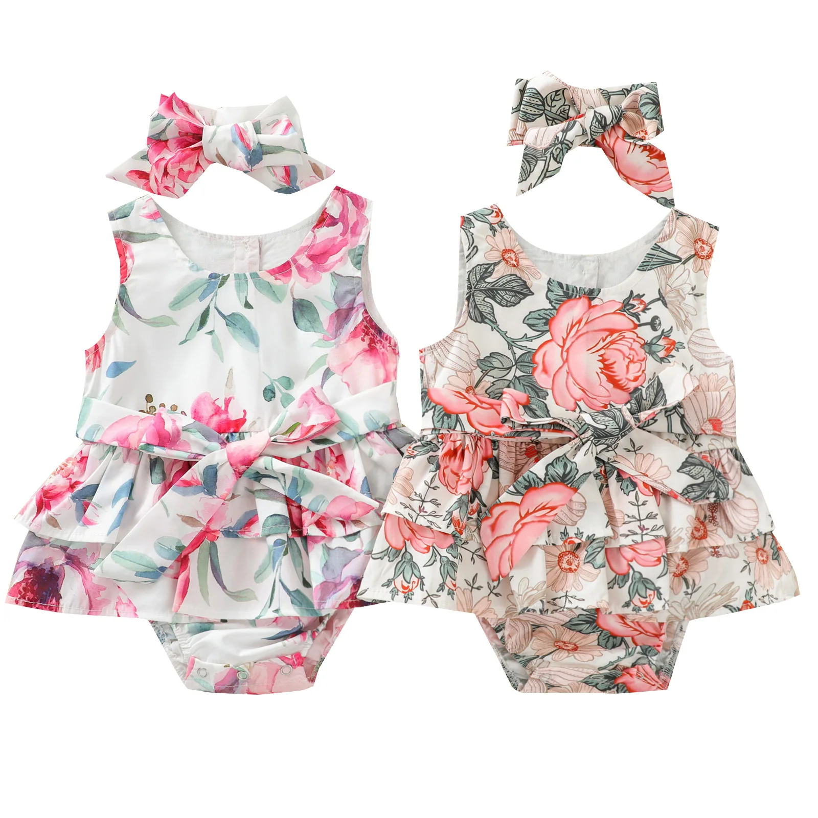 

Детский летний комбинезон без рукавов, на возраст 0-18 месяцев