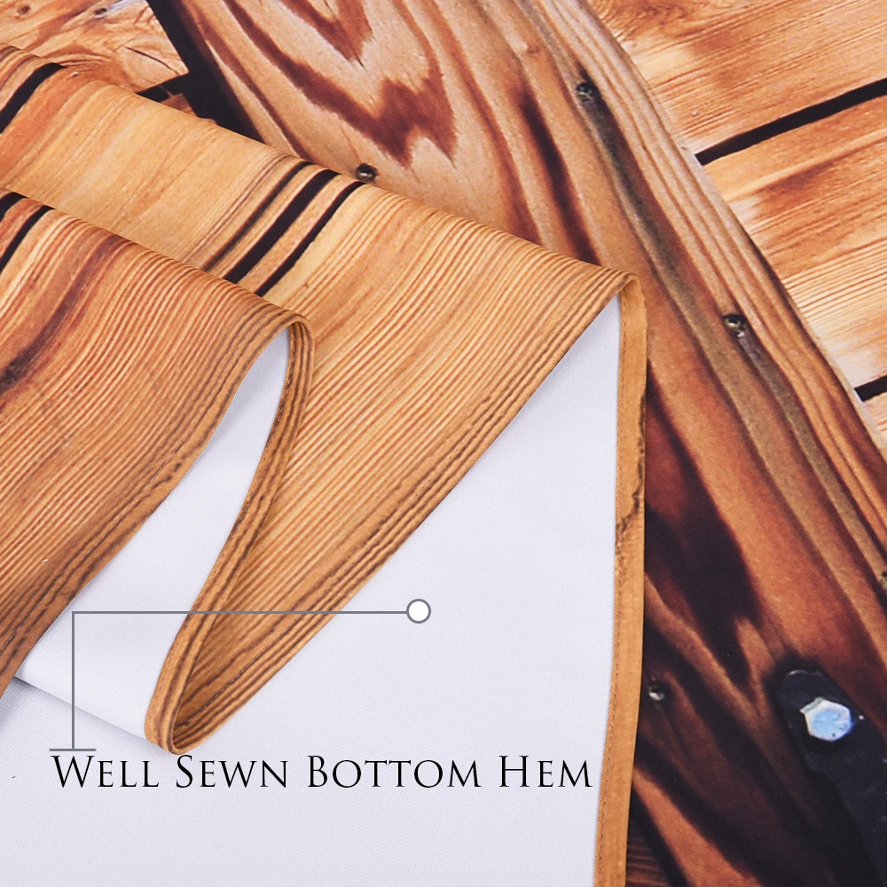 NICETOWN графство шторы деревянные двери сарая узор затемненные украшения Сельская