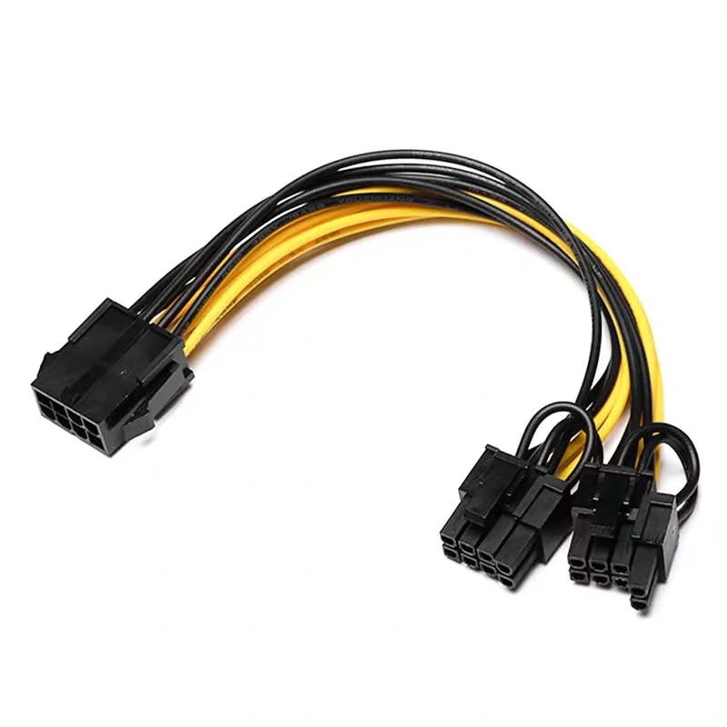 Кабель питания для процессора pci e/pci e 18AWG 20 см|Компьютерные кабели и разъемы| |