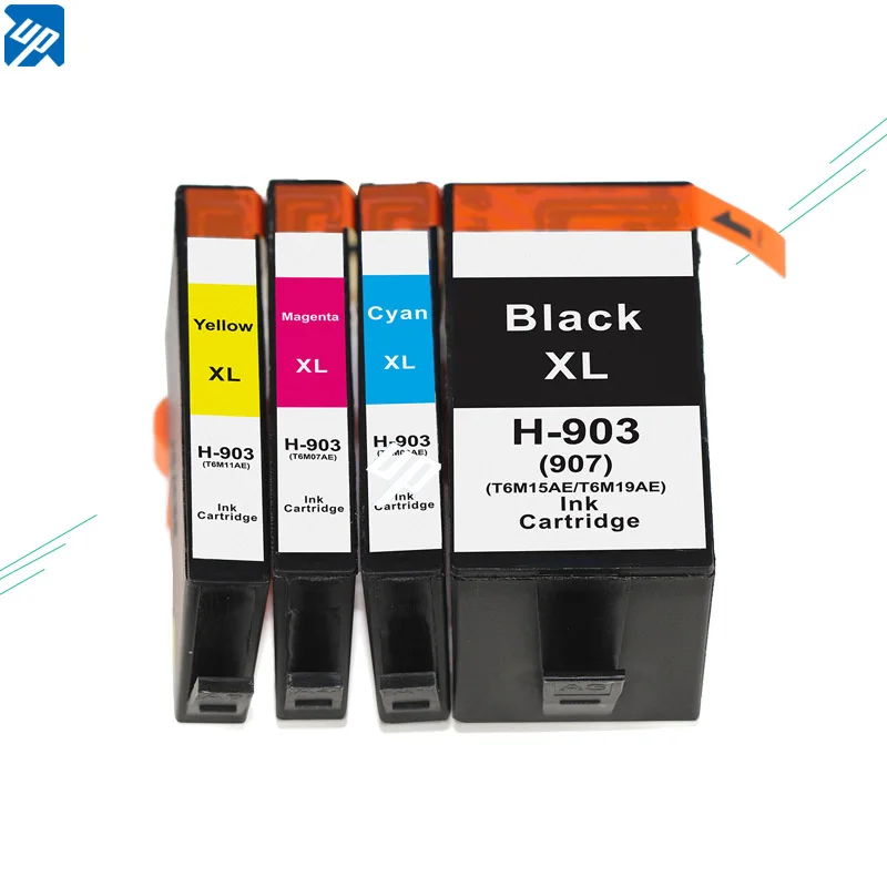 1 SET Бренд для hp 903 XL 903XL BK/C/M/Y полный картридж для hp Officejet Pro 6960 6961 6963 6964 6965 6966 6968 6970 6971 - Цвет: 1 SET