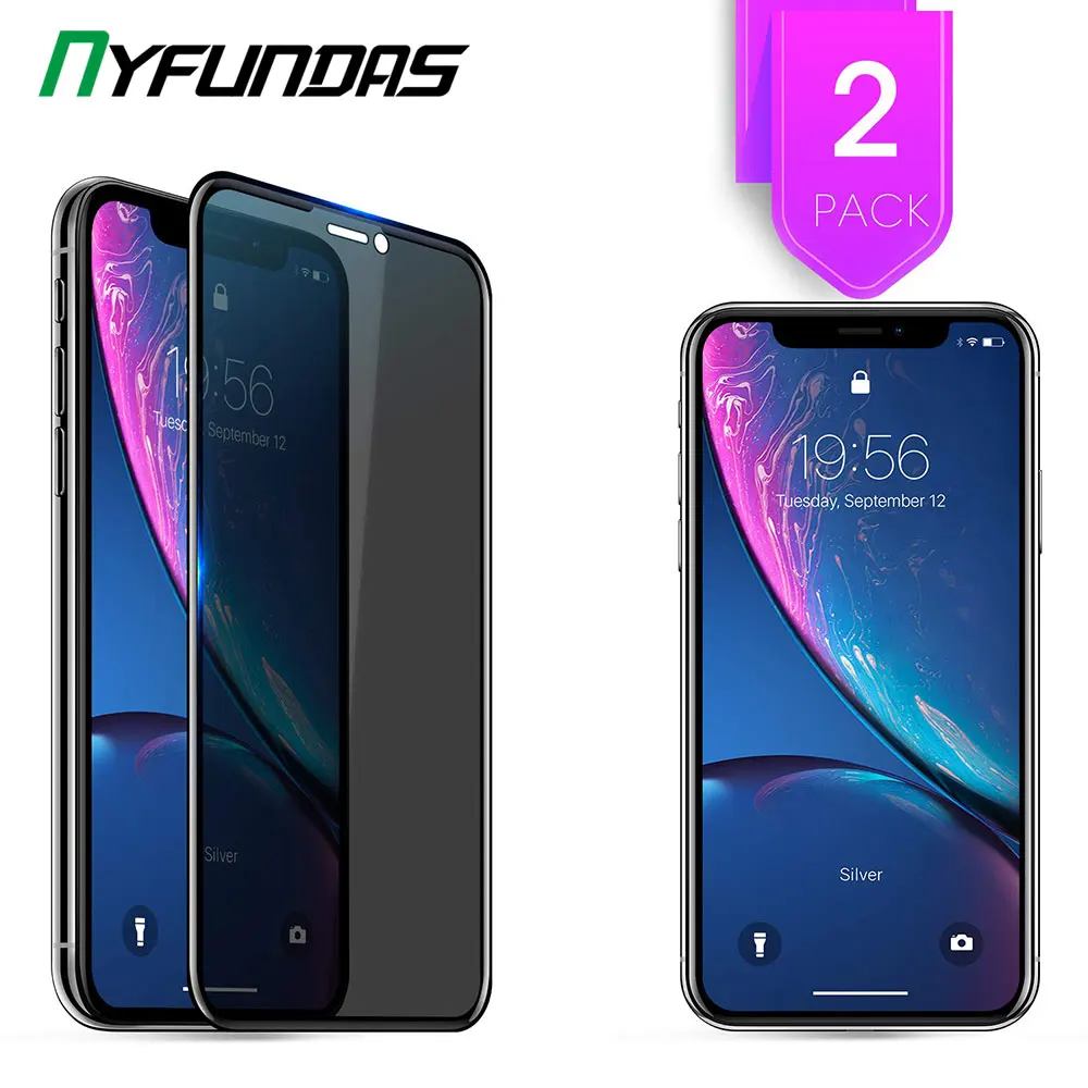 Защитное стекло для iPhone XR X XS Max 8 Plus 7 6 6S 2 шт. | Мобильные телефоны и аксессуары