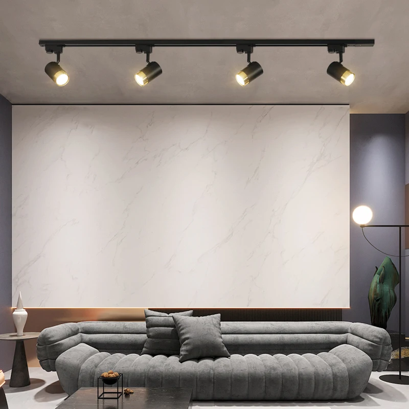 Светодиодный Трековый светильник GU10 лампочка Точечный для кабинета свободно