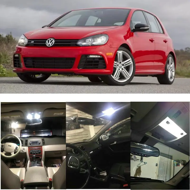

Внутренние светодиодные лампы для 2013 vw Beetle CC Eos Golf R Golf Wagon GTI