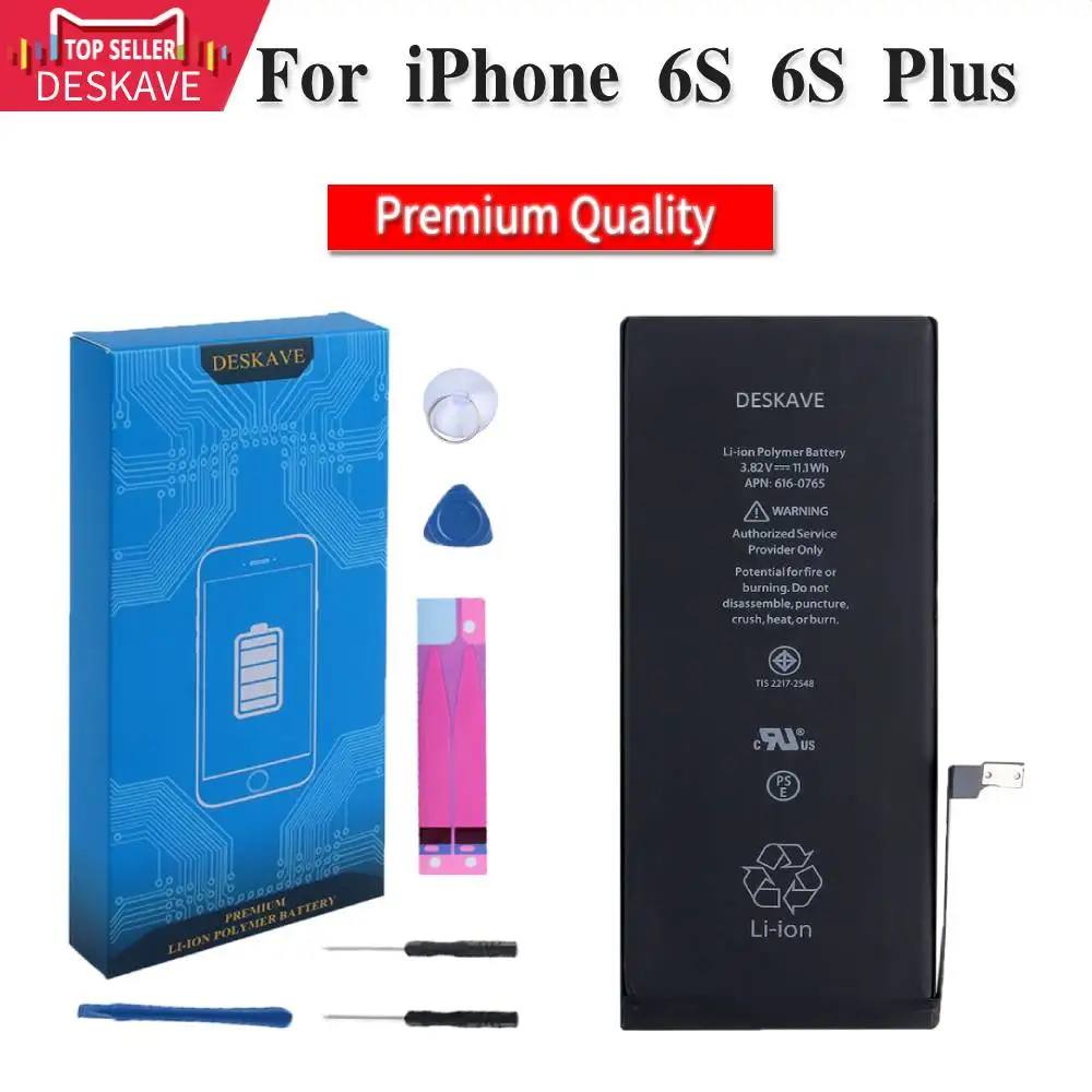 AAA + для iPhone 6S Plus аккумулятор настоящий 3300 мАч Новый Сменный P с ремонтным набором