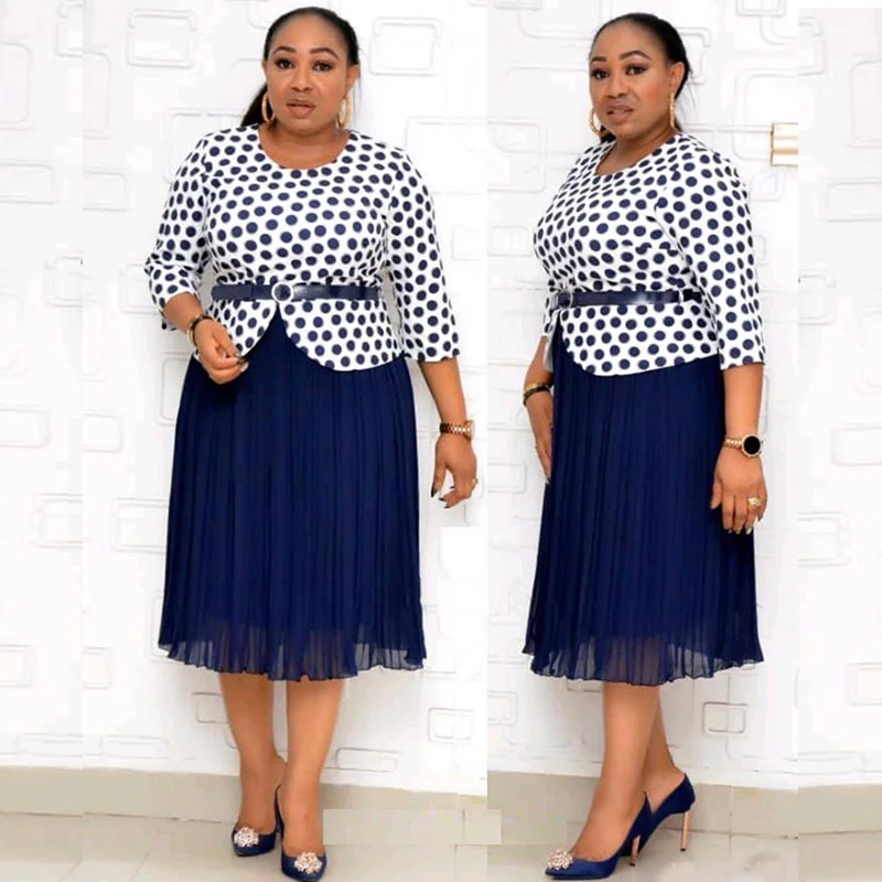 Комплект из 2 предметов большого размера Женская африканская одежда Дашики