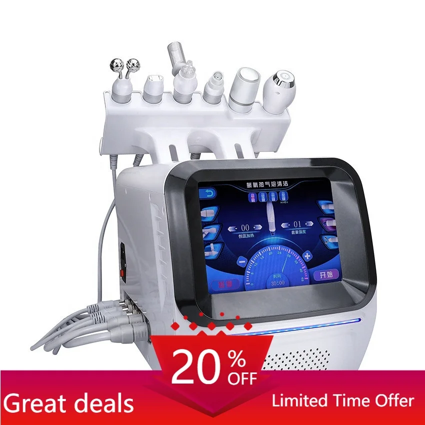 

New Hydro facial Machine Facial Skin Care Deep Cleansing Oxy-Spray JetPeel Water Oxygen Facial Bubble Machine Microdermabrasion