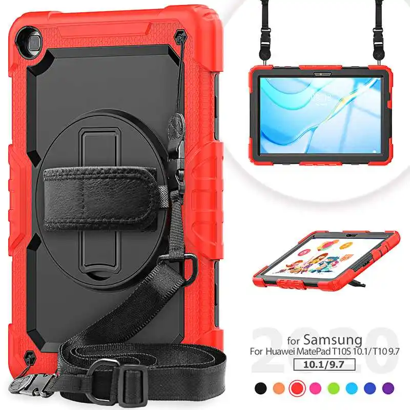 

Full Protection Straps Case For Huawei MatePad T 10s T10s Tablet Case Cover