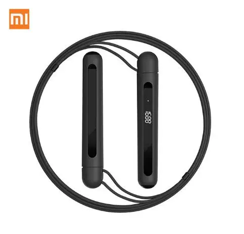as shown Новейший Xiaomi mijia YUNMAI умный тренировочный Скакалка приложение запись данных USB Перезаряжаемый Регулируемый износостойкий Скакалка прыжки - Цвет: as shown