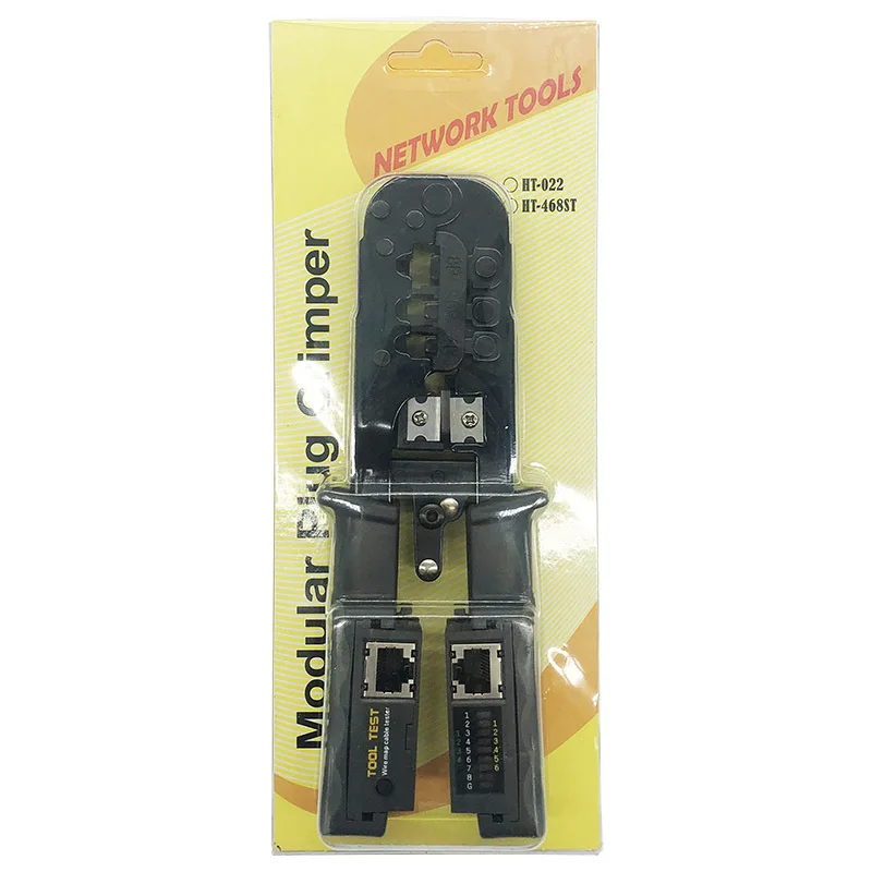 

4in1 Multi-Function Network Pliers Crimping Tool Cable Tester RJ45 RJ11 RJ12 Crystal Head Cable Networking Tool Cutters Stripper