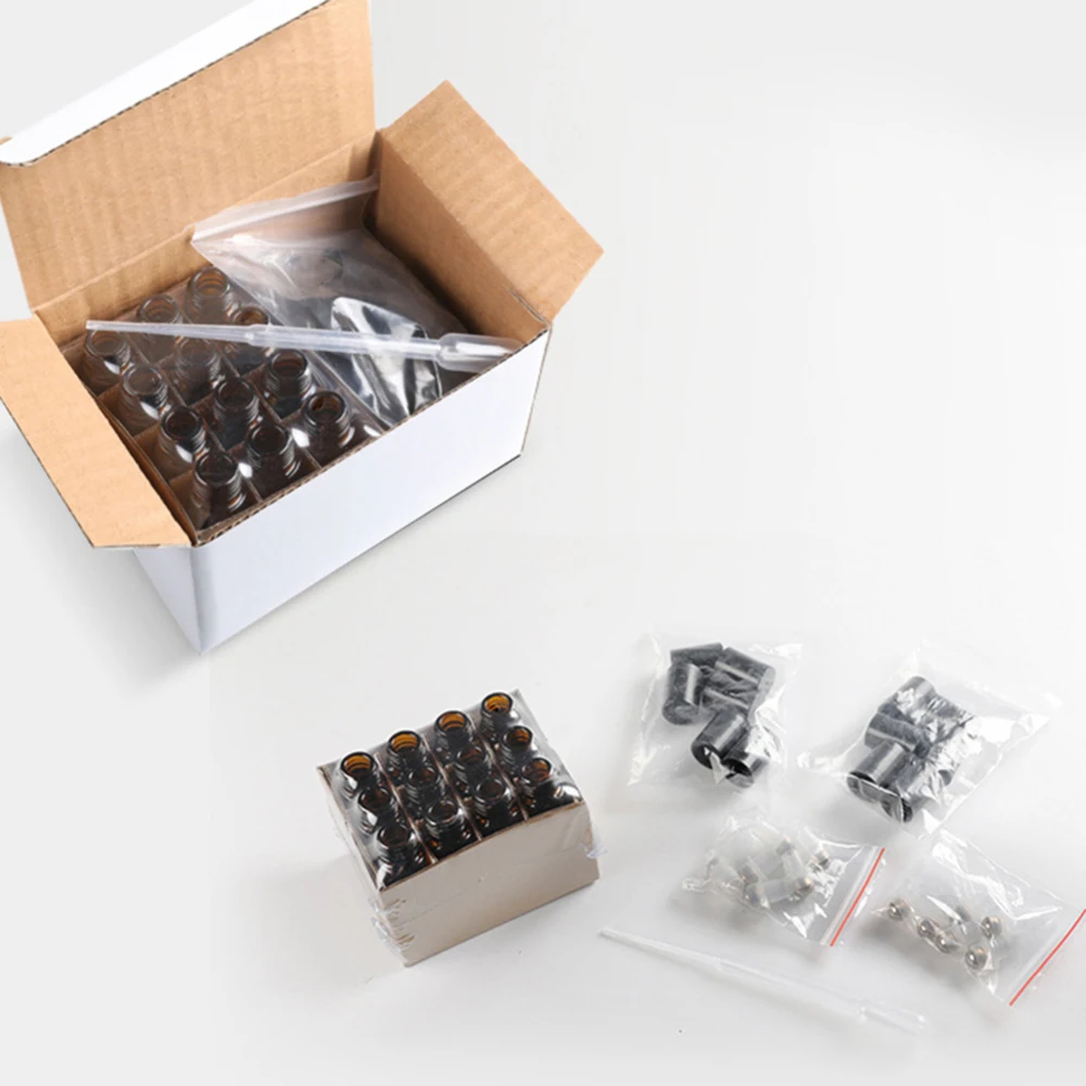 12 шт. в наборе пустой стеклянный флакон для духов с роликами эфирного масла