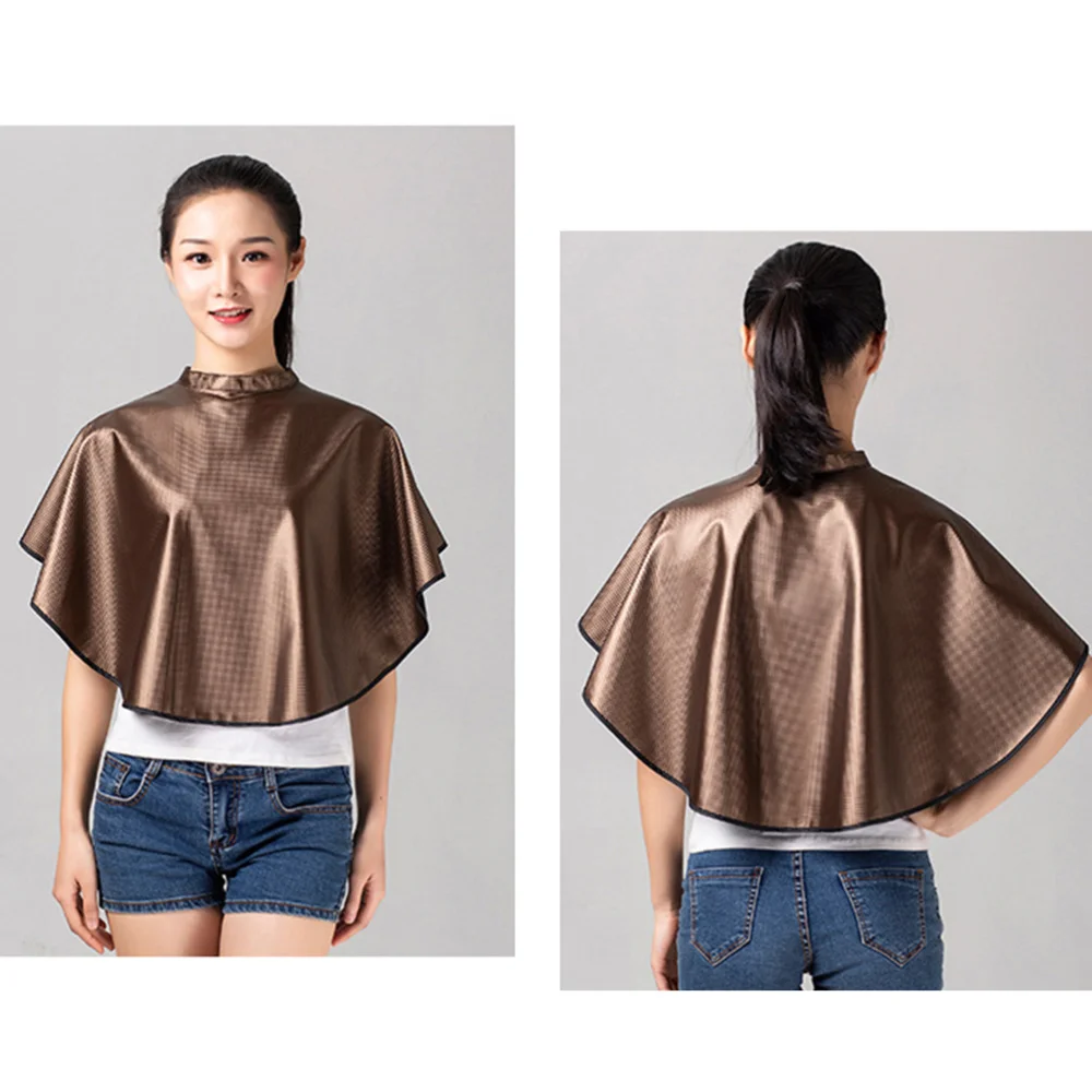 

1PC Hairdressing Leather Cape Waterproof Barber Shoulder Pads Hair Dyeing Haircut Apron Professional Hairdressing Tool Supplies