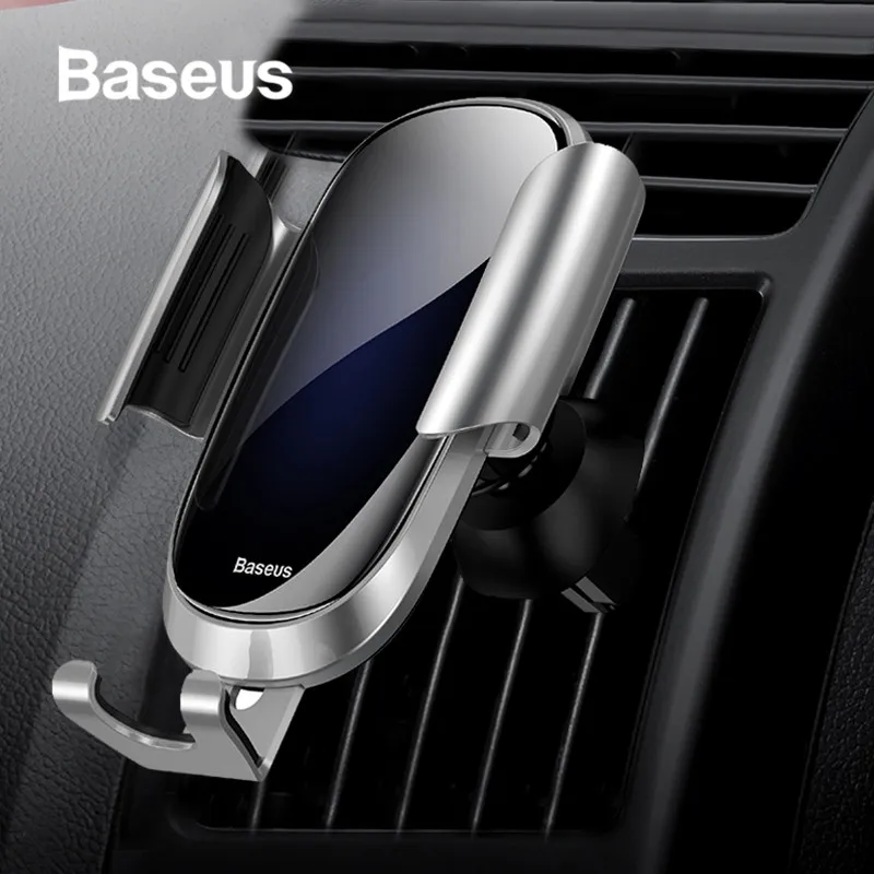 Автомобильный держатель для телефона Baseus, Гравитационный держатель для iPhone X XS 11 8 Plus samsung s9 s8, подставка, держатель для телефона