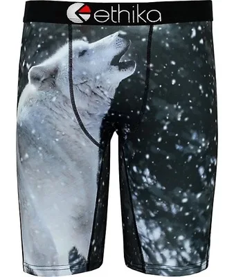 I Ethika мужские трусы-боксеры нижнее бельё для девочек дизайнерские дышащие трусы-боксеры из Ice Silk длинные Шорты спортивные мужские облегающие трусы для мужчин - Цвет: I