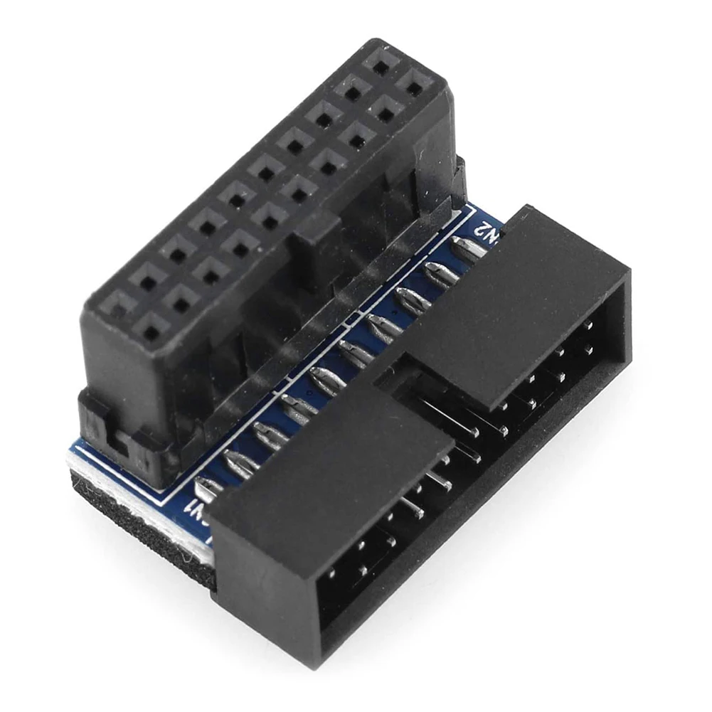 Адаптер для материнской платы 2 шт. USB 3 0 20 контактов штекер-гнездо разъем питания