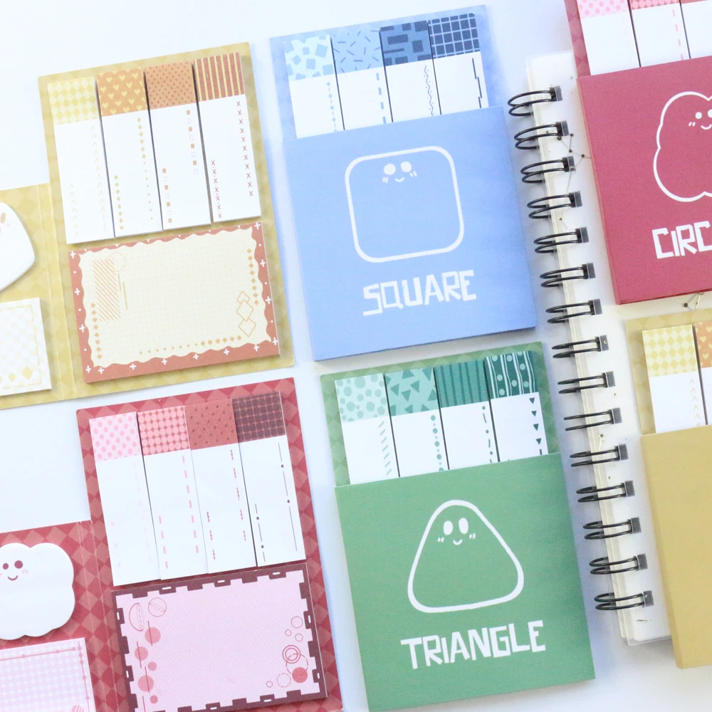 Domikee Новый Классический корейский мультфильм школы липкий индекс этикетки