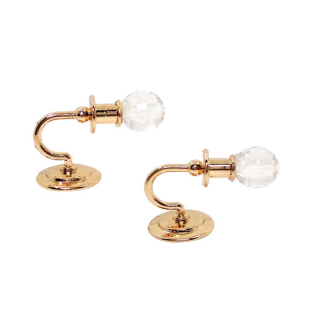 1/12 Изготовленный вручную настенный светильник для кукольного домика