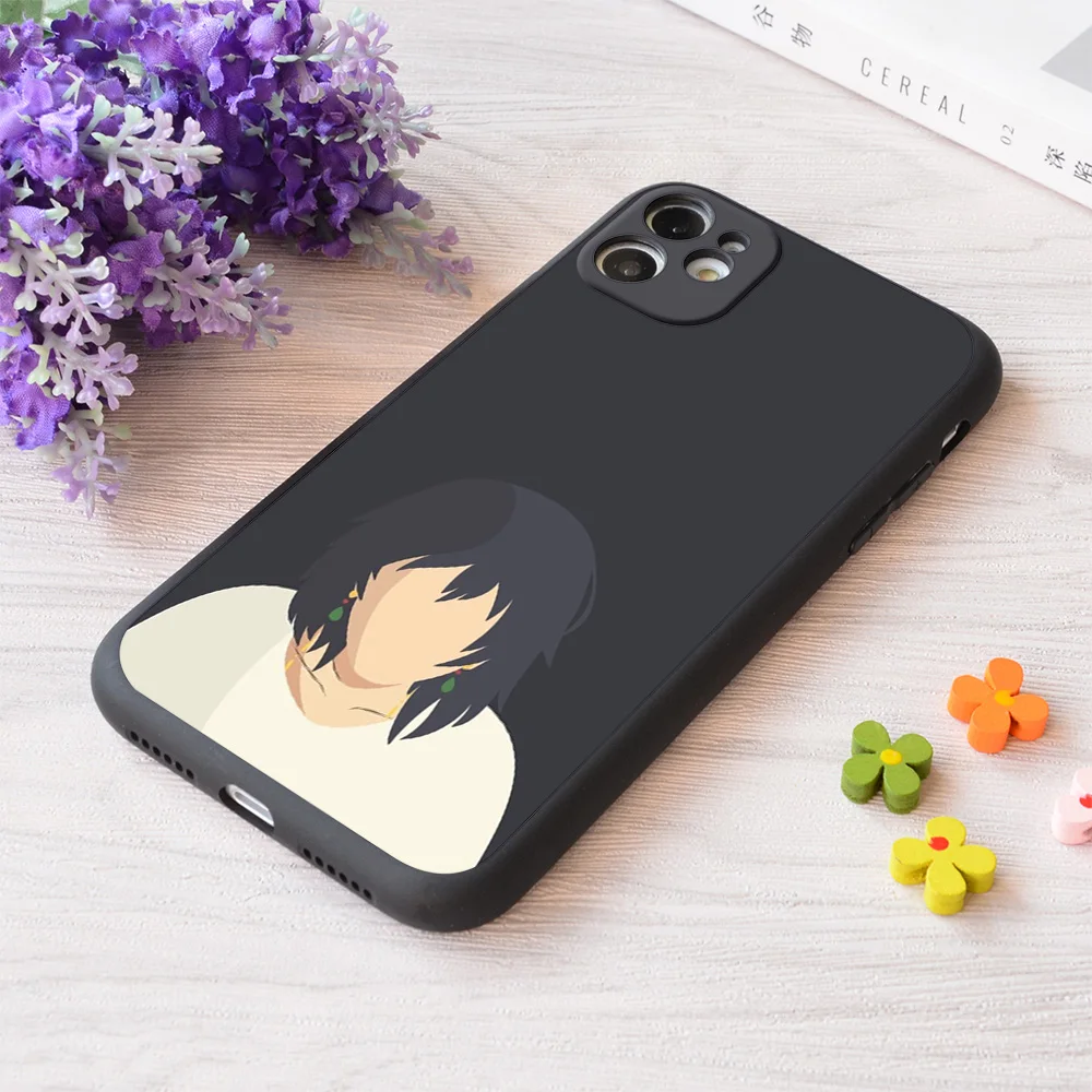 

For iPhone Howl X No Face Print Soft Matt Apple iPhone Case