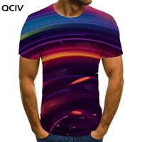 qciv brand colorful t shirt men dizziness funny t shirts pattern shirt print rainbow tshirts casual mens clothing punk rock