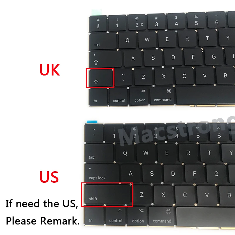 Новый A1706 ключ с зажимом бабочкой для MacBook Pro 13 &quot15&quot A1707 Keycap A1708 замены US UK One key