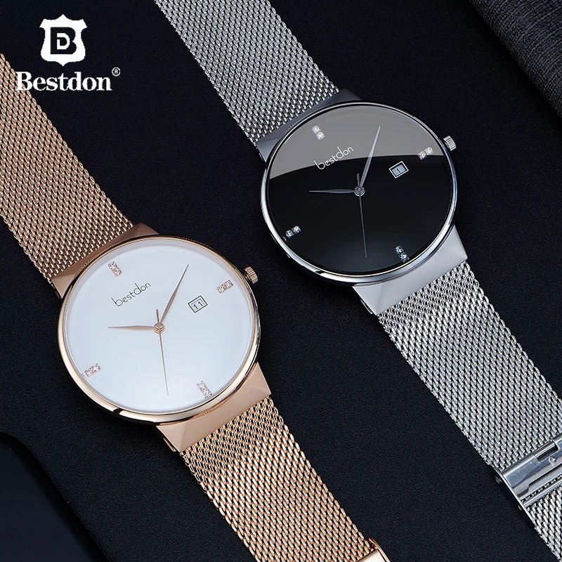 Роскошные женские часы Bestdon модные минималистичные дизайнерские брендовые