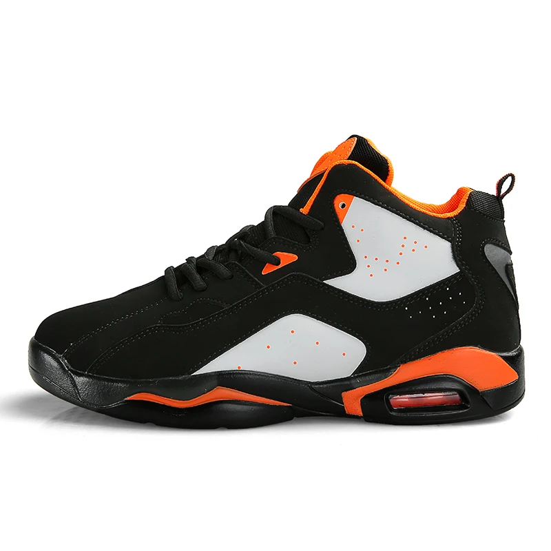 Мужская баскетбольная обувь с амортизацией удобная спортивная высоким берцем