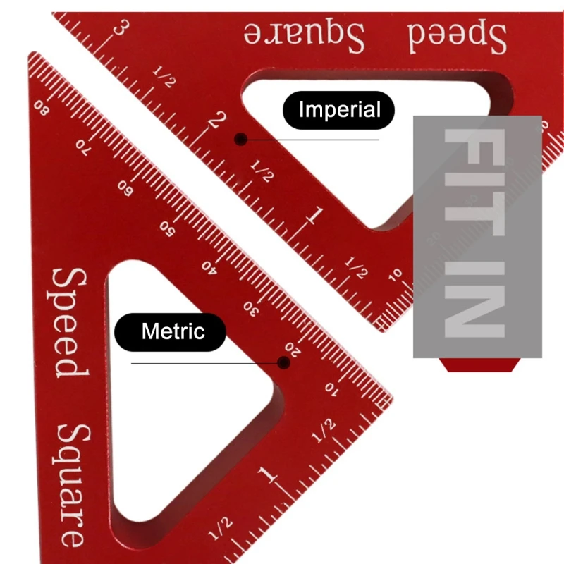 

Carpenter's Square Ruler Height Ruler Installation Fixed Ruler Carpenter's Triangle Ruler Woodworking Tool Measuring Tool