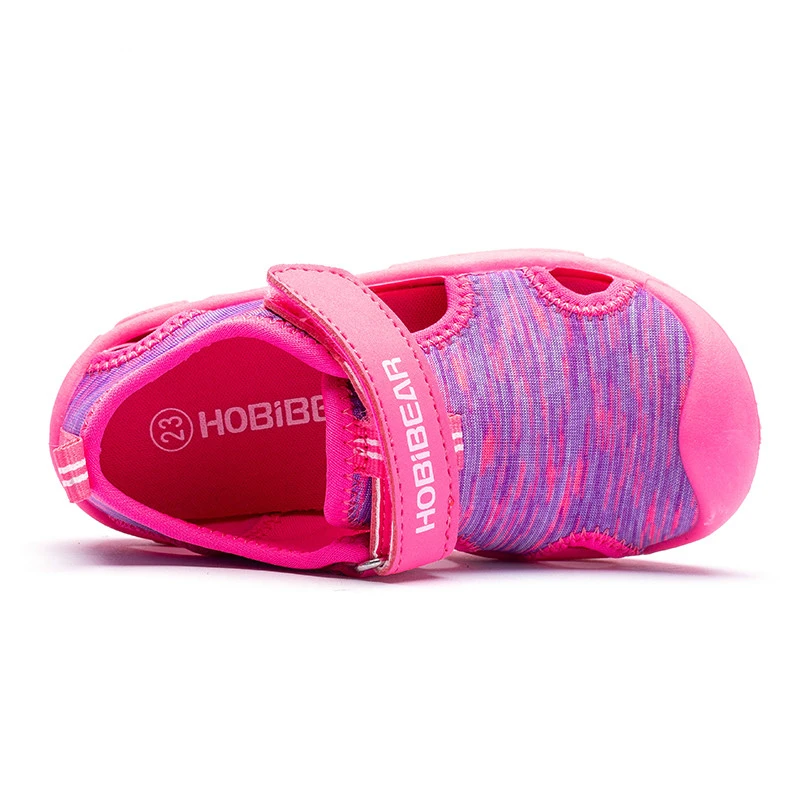 2020 детские сандалии пляжные туфли для девочек сплошной подошвой мягкие