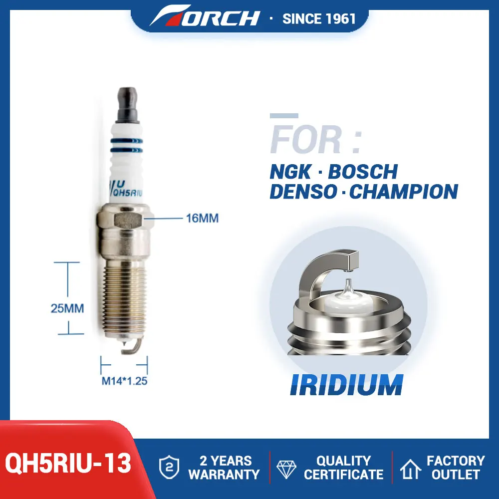 Новинка иридиевая Свеча зажигания фонарик свечи для VOLVO FORD CHEVROLET MAZDA SUZUKI OPEL