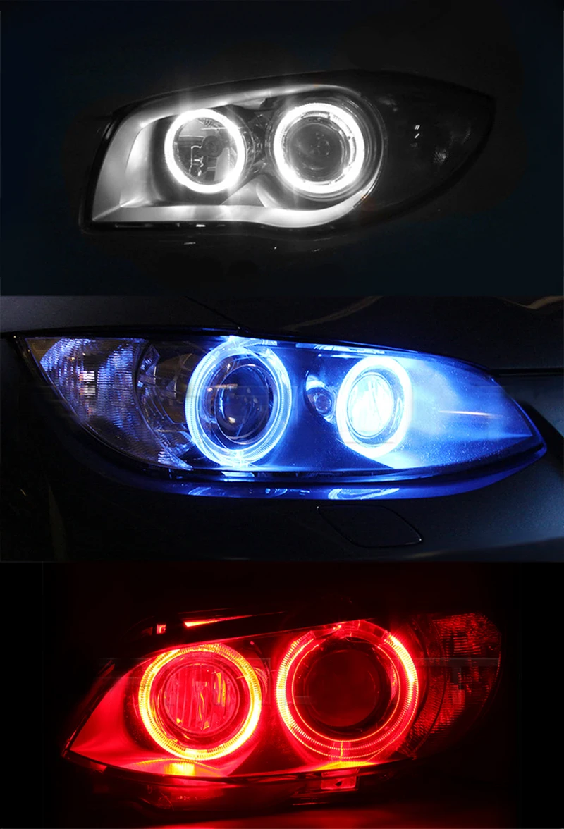 Фары ангельские глазки для BMW E90 E91 3 серии 325i 328i 335i 2 шт.|Аксессуары фар авто| |