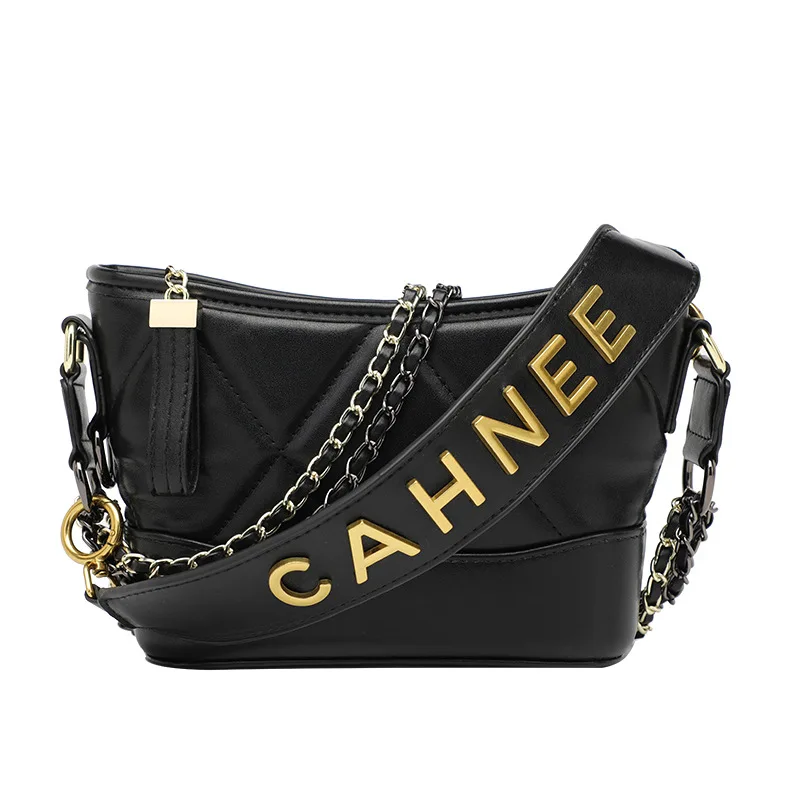 

2021 New Broadband Terrave Bag Women's PU Leather Double Stranded Shoulder Bag Brand Designer Ladies Messenger Bag