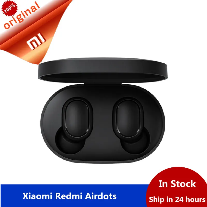 Xiaomi Redmi Airdots беспроводные наушники Bluetooth 5,0 Голосовое управление гарнитуры шумоподавление управление