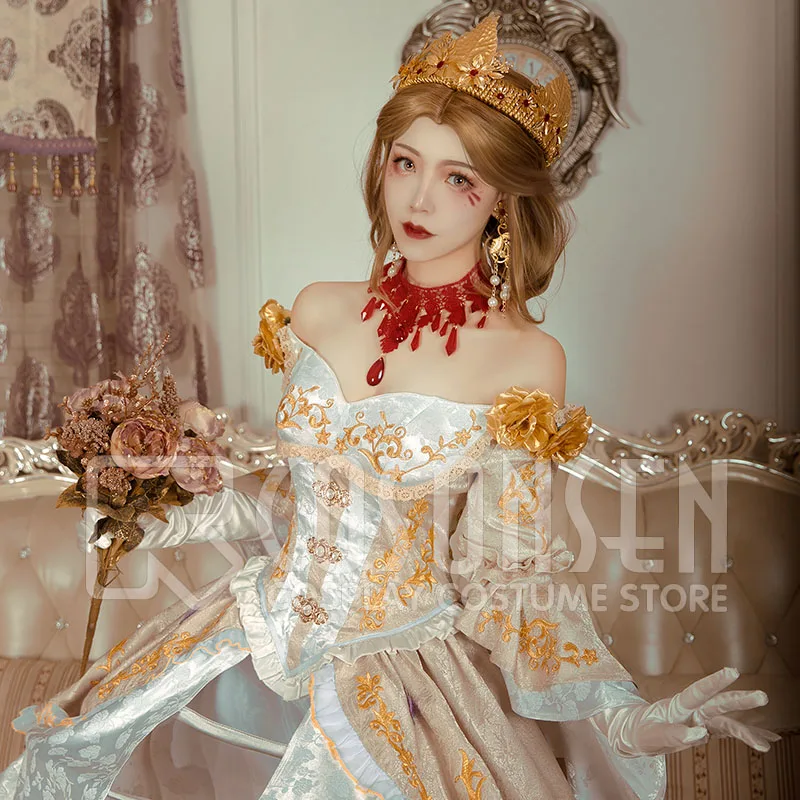 Женский костюм для косплея мадам из новой кожи Identity V Марии красная кровь