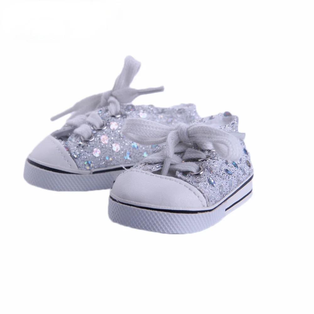 

New fashion sequins Shoes For 43cm - Doll Shoes N546