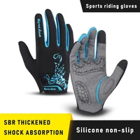 1 pair bike bicycle gloves full finger touchscreen mtb gloves breathable men women warm winter mittens cycling gloves