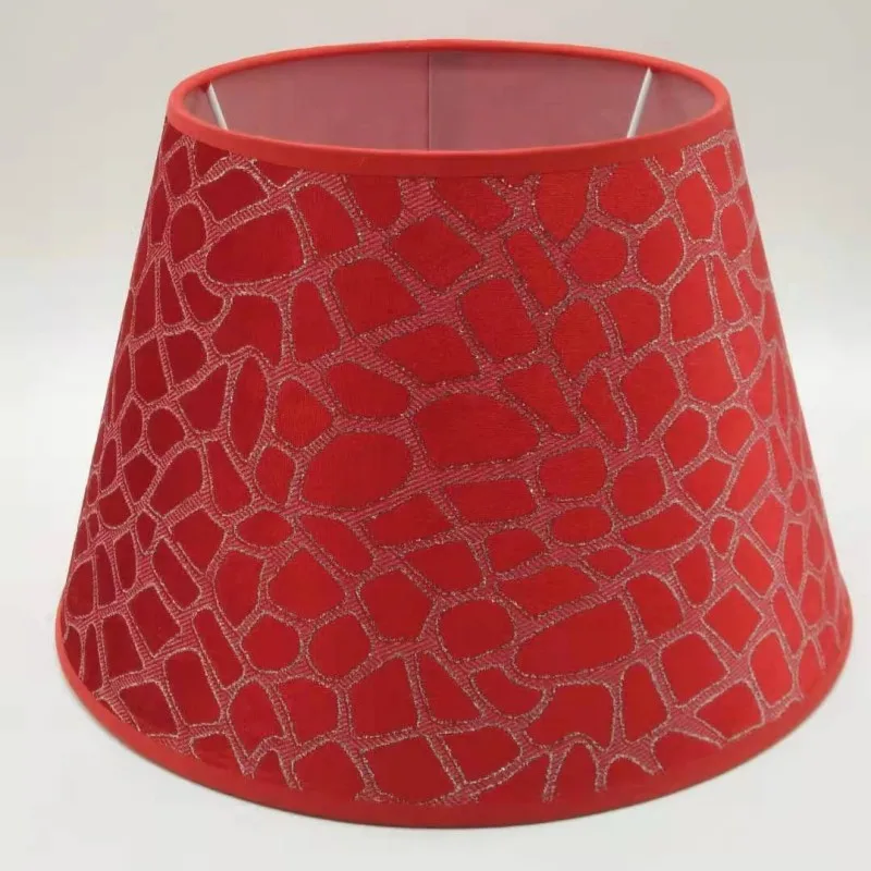 

E27 red/gold/silver color round lampshade nordic Lamp shades for table lamps modern lamp cover for desk lamp