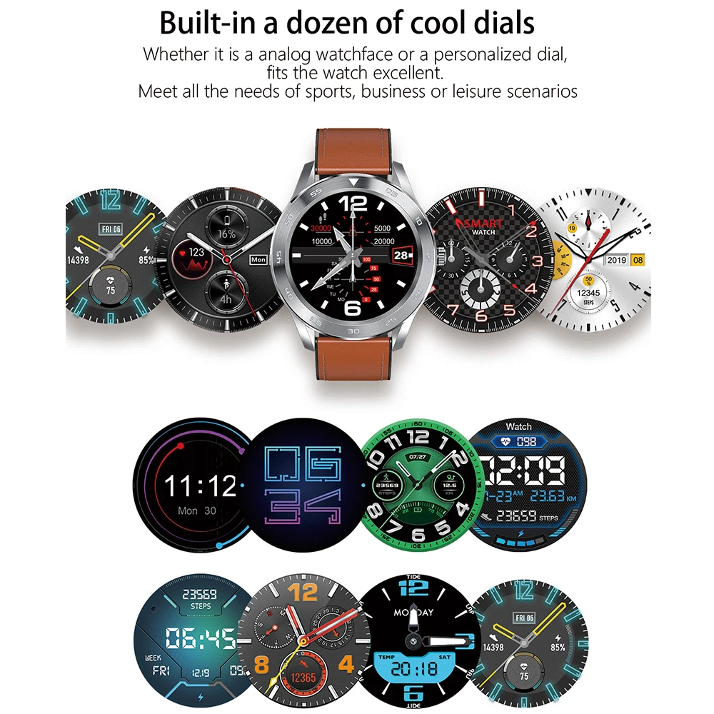 

DT98 Smart Watch Men Life Waterproof Call Reminder Heart Rate Tracker Blood Pressure Monitor Smartwatch Women for Android Phone