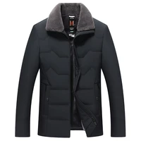 xingdeng 2020 new cotton mens winter jacket fashion jackets casual outerwear snow warm collar brand top coat parkas big size